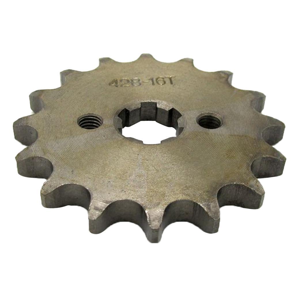 16T 428 Chain/Pitch Front Sprocket Cog /Trail/Dirt bike ATV Quad 17mm