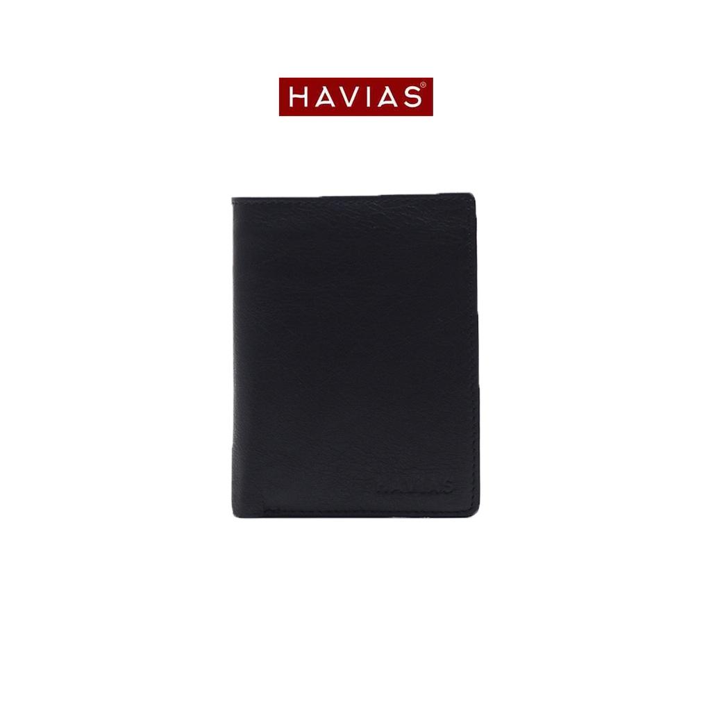 GERZIP HAVIAS ví đứng unisex thủ công da bò thật cao cấp nhập khẩu