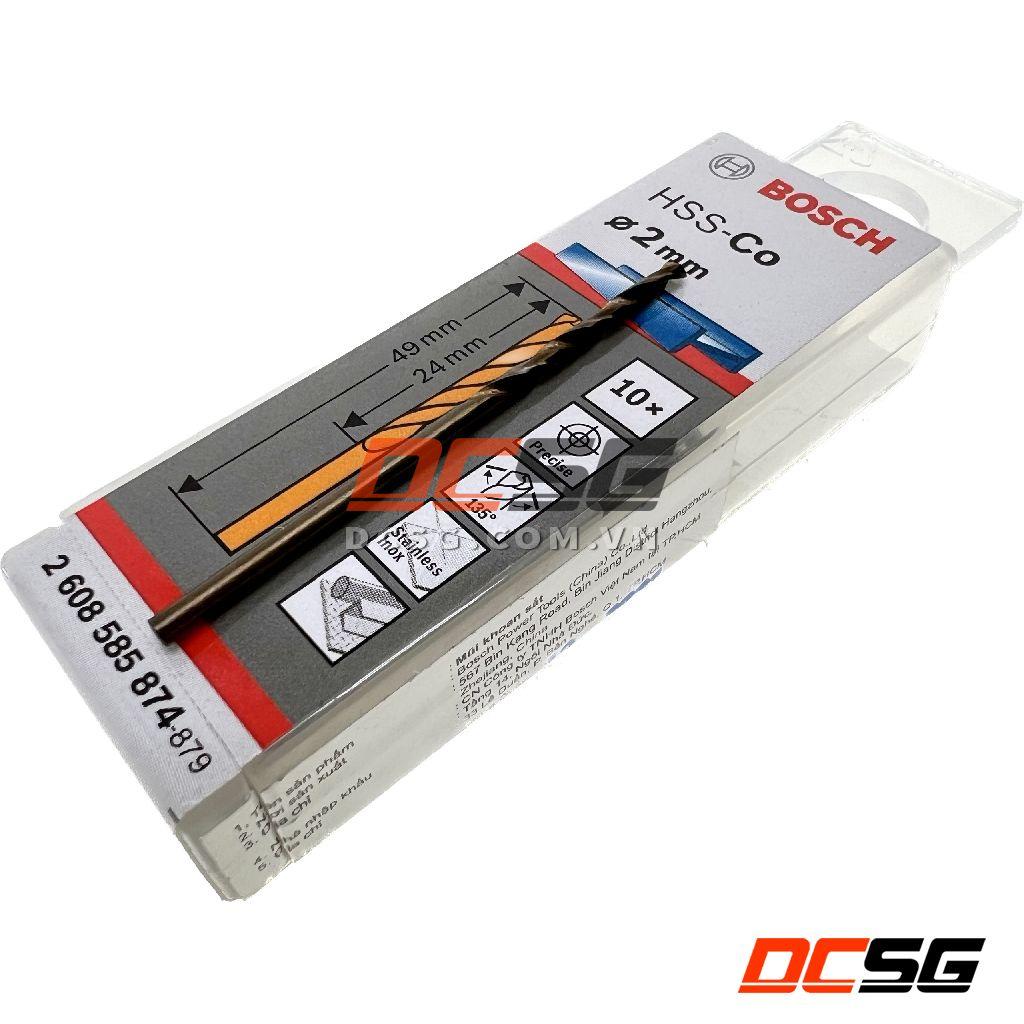 Mũi khoan thép, Inox HSS-Co 1.0-6.0mm Bosch \ DCSG
