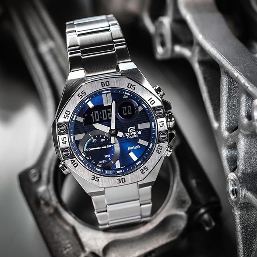 Đồng hồ nam dây kim loại Casio Edifice chính hãng ECB-10D-2ADF