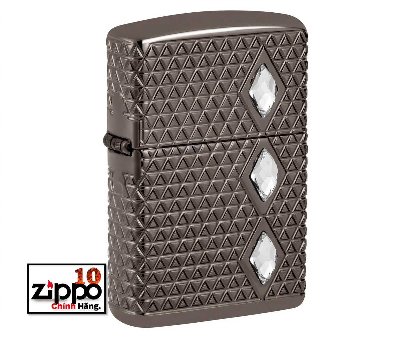 Bật lửa Zippo 46316 Diamond Pattern Design - Chính hãng 100%