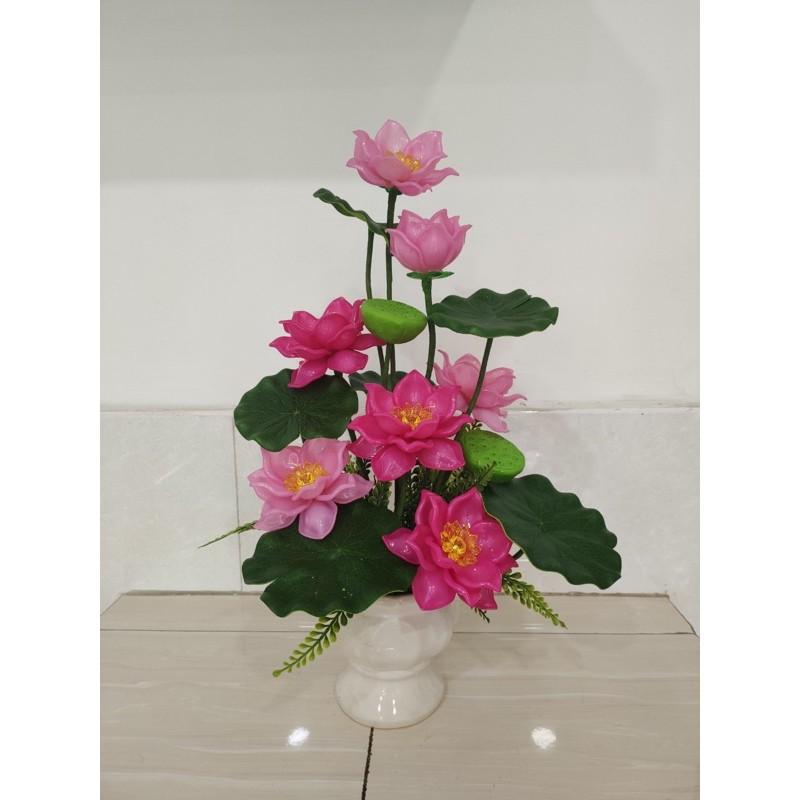 Chậu hoa sen cao 50cm ngang 30cm