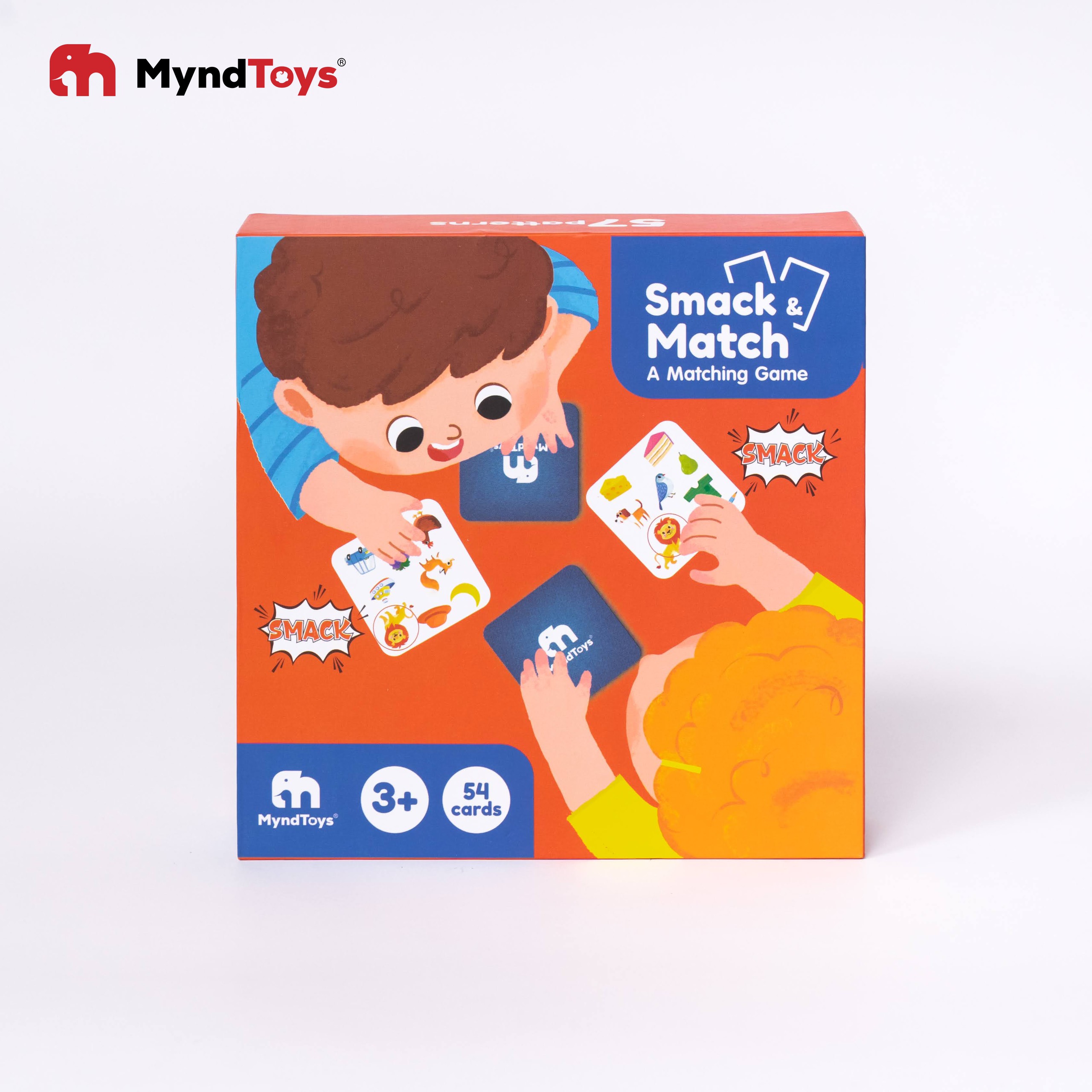 Đồ Chơi Xếp Hình MyndToys – Smack & Match – A Matching Game (Trò chơi tìm hình giống nhau cho Bé từ 3 tuổi)