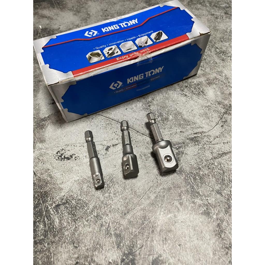 ĐẦU CHUYỂN TUÝP TỪ BẮN VÍT SANG BU LÔNG 1/4 3/8 1/2 KINGTONY