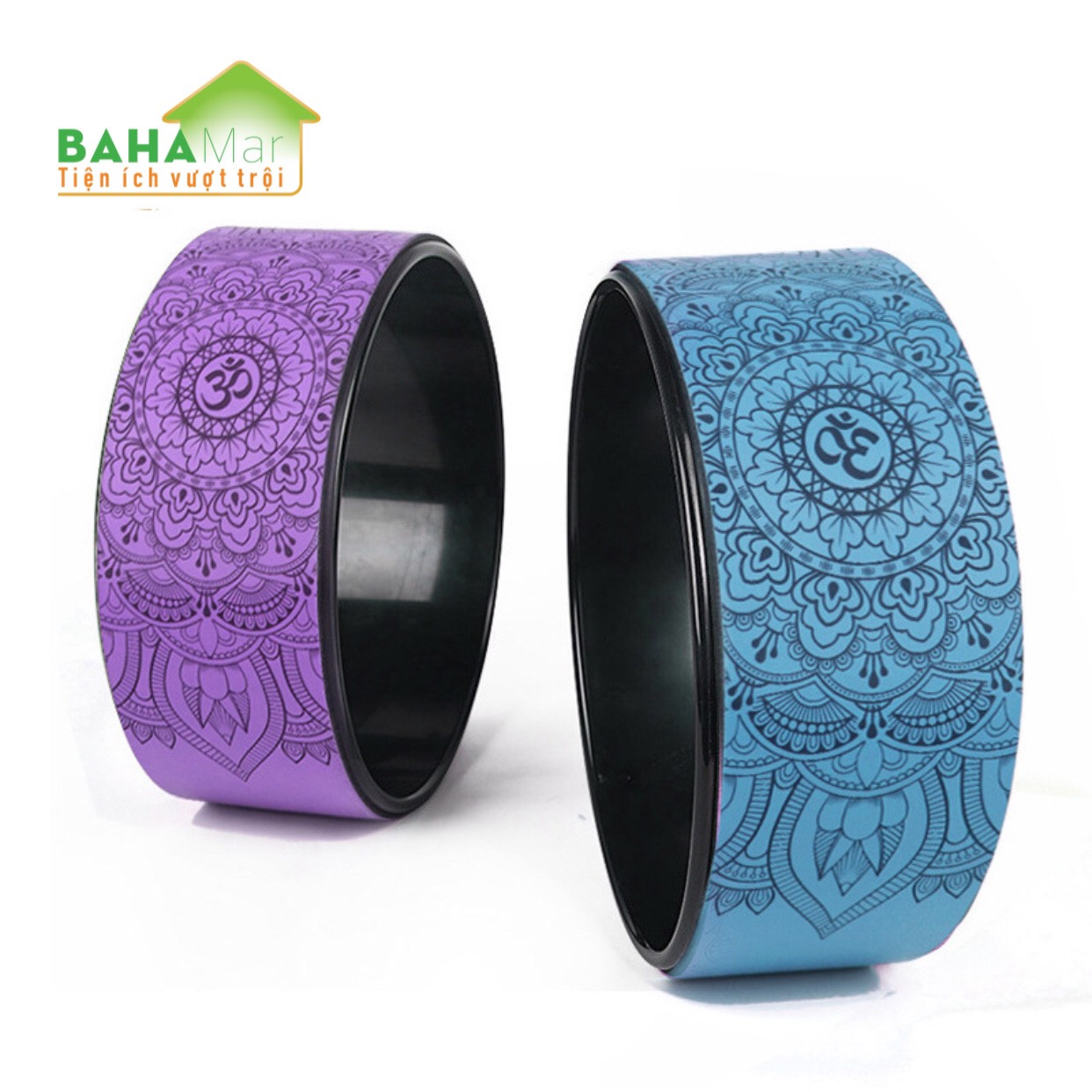 BÁNH XE YOGA - DỤNG CỤ TẬP HỖ TRỢ CÁC TƯ THẾ YOGA GIẢM ĐAU VÀ GIẢM EO &quot;BAHAMAR&quot; Hỗ trợ tập các tư thế Yoga trải dài và uốn, cải thiện linh hoạt và cân bằng và làm giảm căng thẳng.