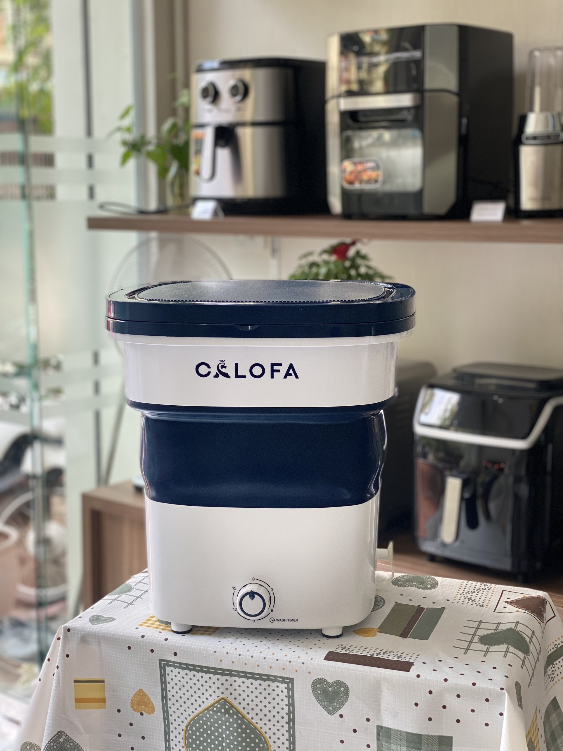 Máy giặt mini Calofa CA 500 khối lượng giặt 3kg công suất 260W êm ái không rung lắc, hàng chính hãng