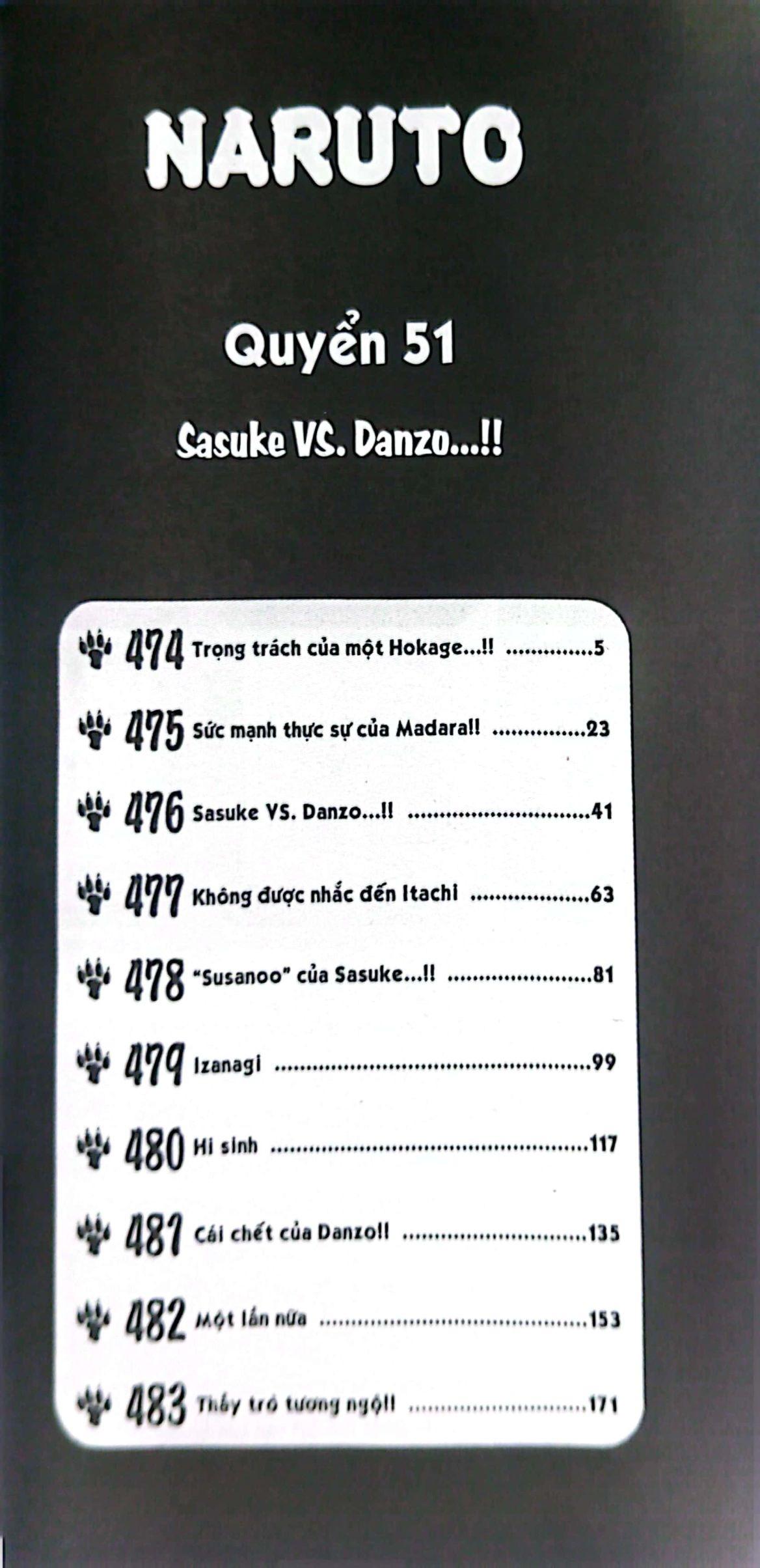 Sách - Naruto - Tập 51 - Sasuke Vs. Danzo…!! (Tái Bản 2025)