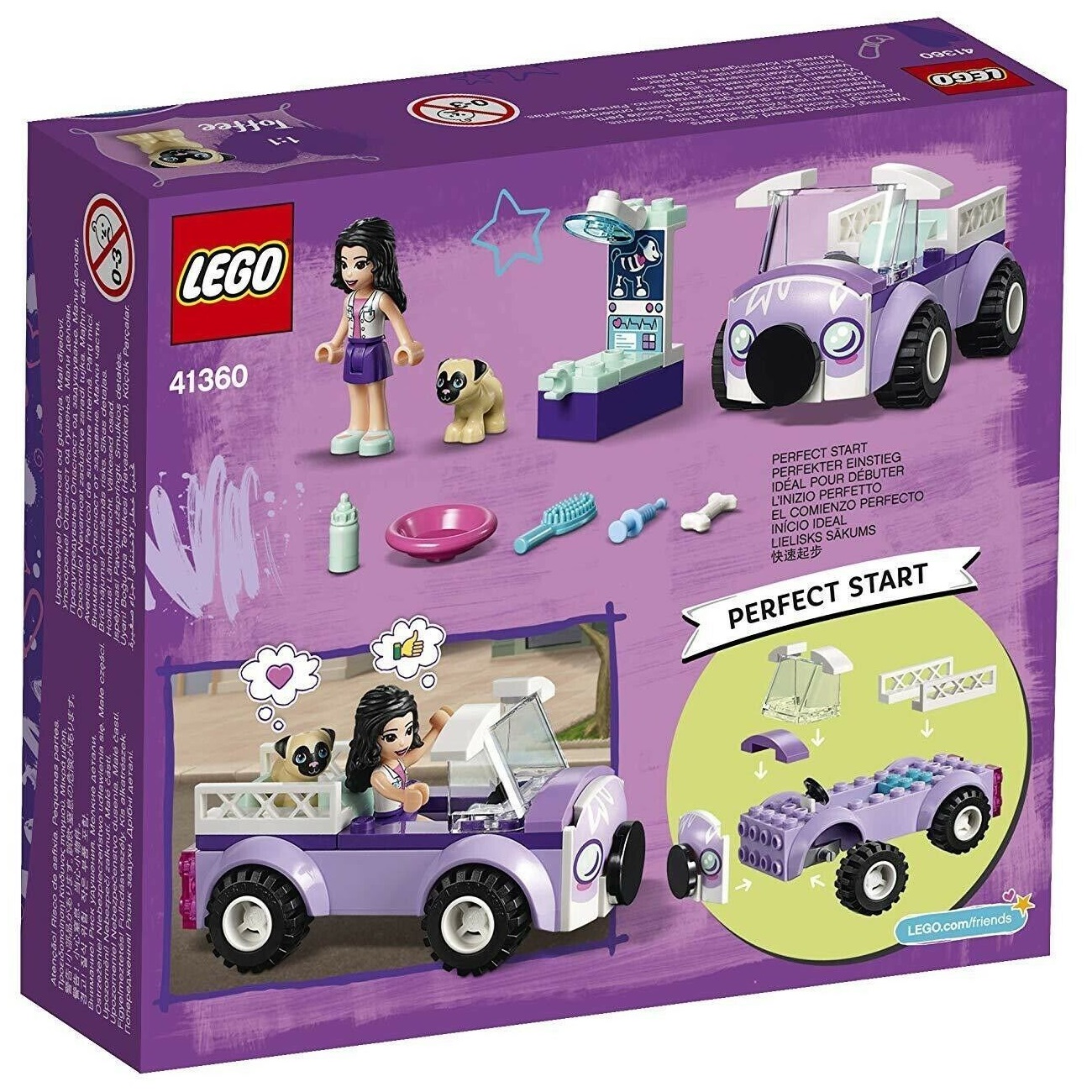 LEGO Friends 41360 Phòng Khám Thú Y Lưu Động Của Emma