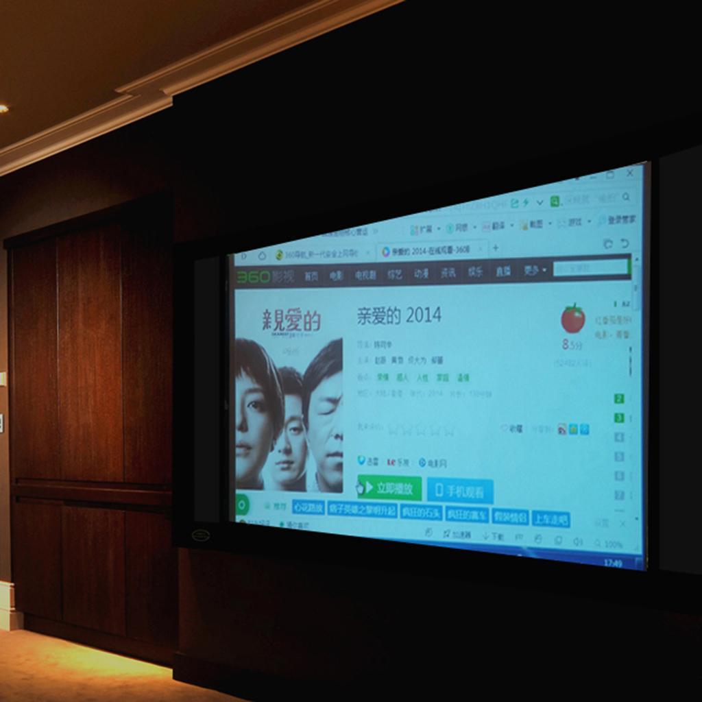 60inch 4:3 HD Outdoor Indoor Projection Screen Home Theater Projector Screen