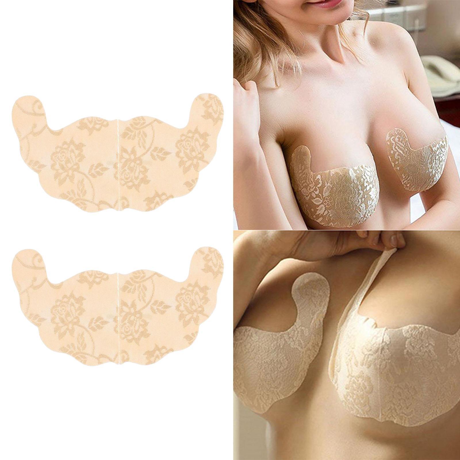Disposable Chest Stickers Backless U Shape Lace for Daily Wear