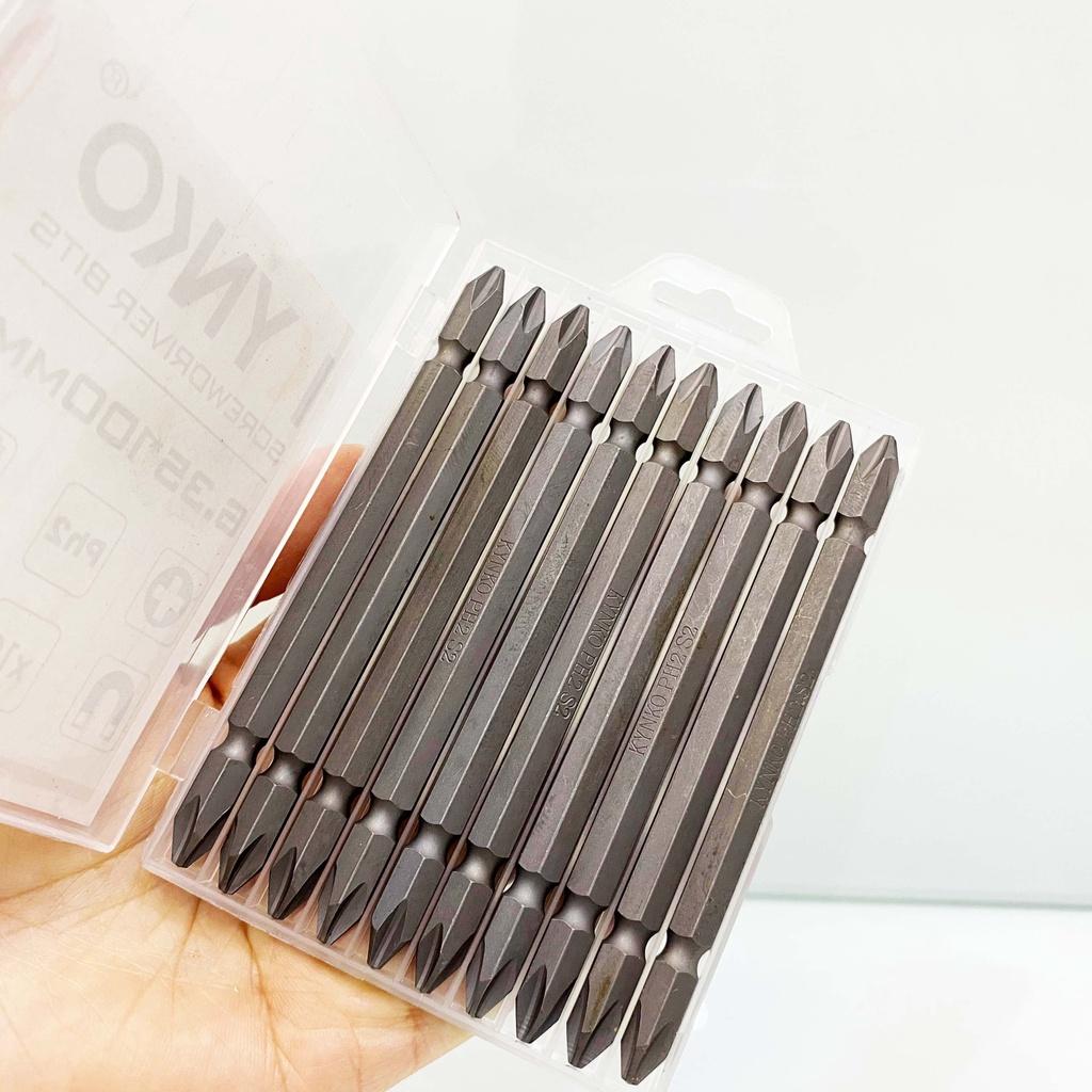 Mũi vít 2 đầu PH2  chiều dài 110mm CHÍNH HÃNG KYNKO MVKM2XPH2 -110-V10