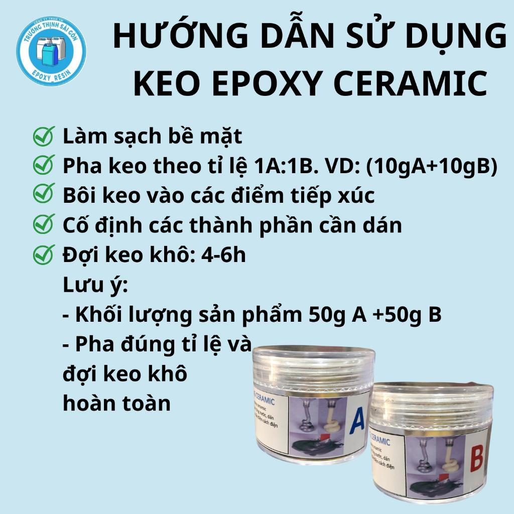 Keo Dán Đa Năng Keo Epoxy Ceramic Vá Lấp Chống Thấm Dán Đá Dán Gỗ Dán Sứ - Trường Thịnh Sài Gòn