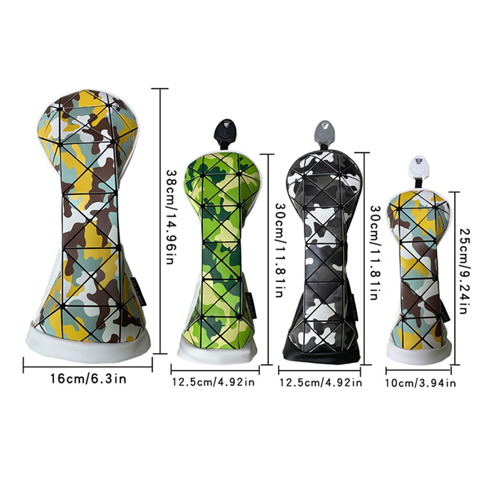 Golf Club Head Covers Wear Resistant Golf Wood Headcover Golf Club Protectors