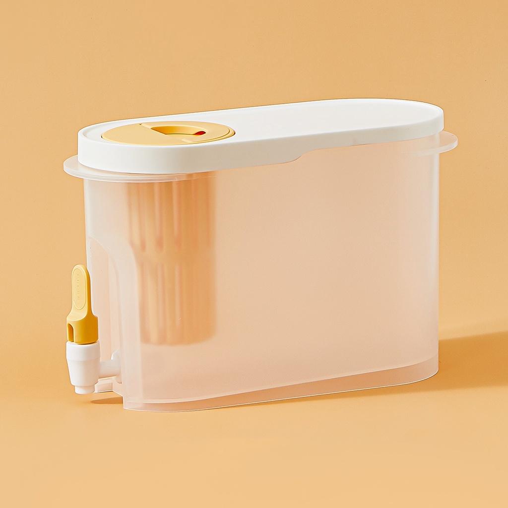 Bình nước 3.9L có vòi cao cấp dung tích lớn, bình đựng nước kèm lọc trà để tủ lạnh tiện dụng