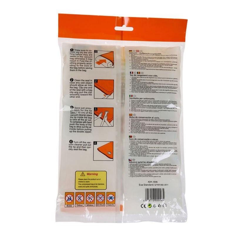 AA 4 Size Lager Jumbo Vacuum Storage Space Saving Bag Bags Vac Space Saver Bag Vacuum Seal Compressed Organizer Bag