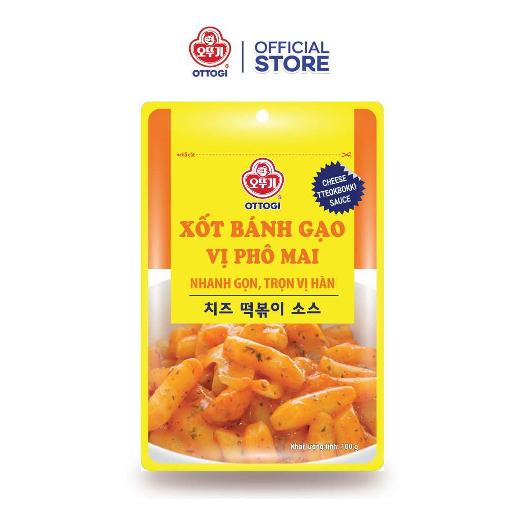 Xốt bánh gạo Tokbokki vị phô mai Ottogi 100g