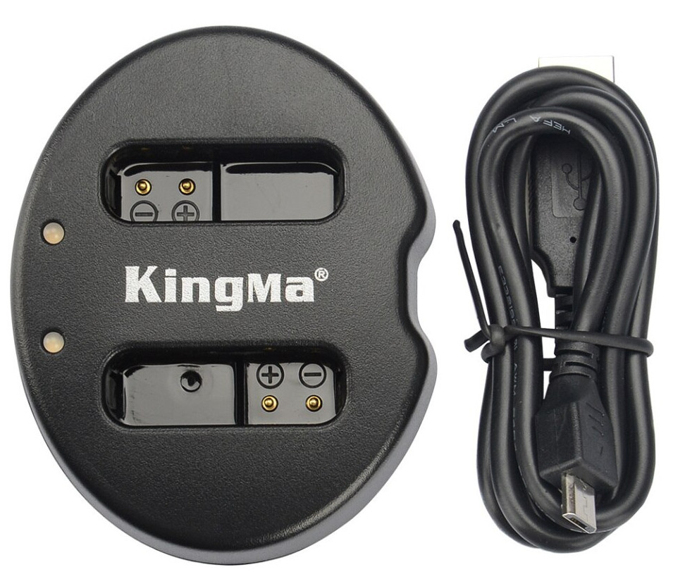 Bộ 1 pin 1 sạc đôi Kingma for Canon NB-12L, Hàng chính hãng