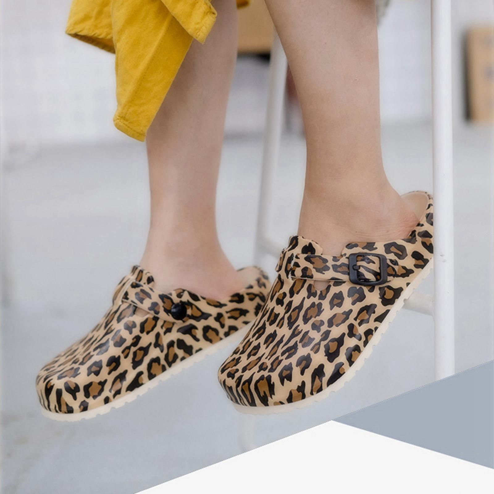 Women Slippers Work Shoes for Nursing Chef Kitchen Restaurant, Summer Casual Workwear Non Slip Clogs Shoes