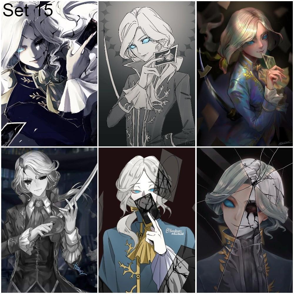 Bộ 6 Áp phích - Poster Game Identity V - Nhân Cách Thứ 5 - A3,A4,A5
