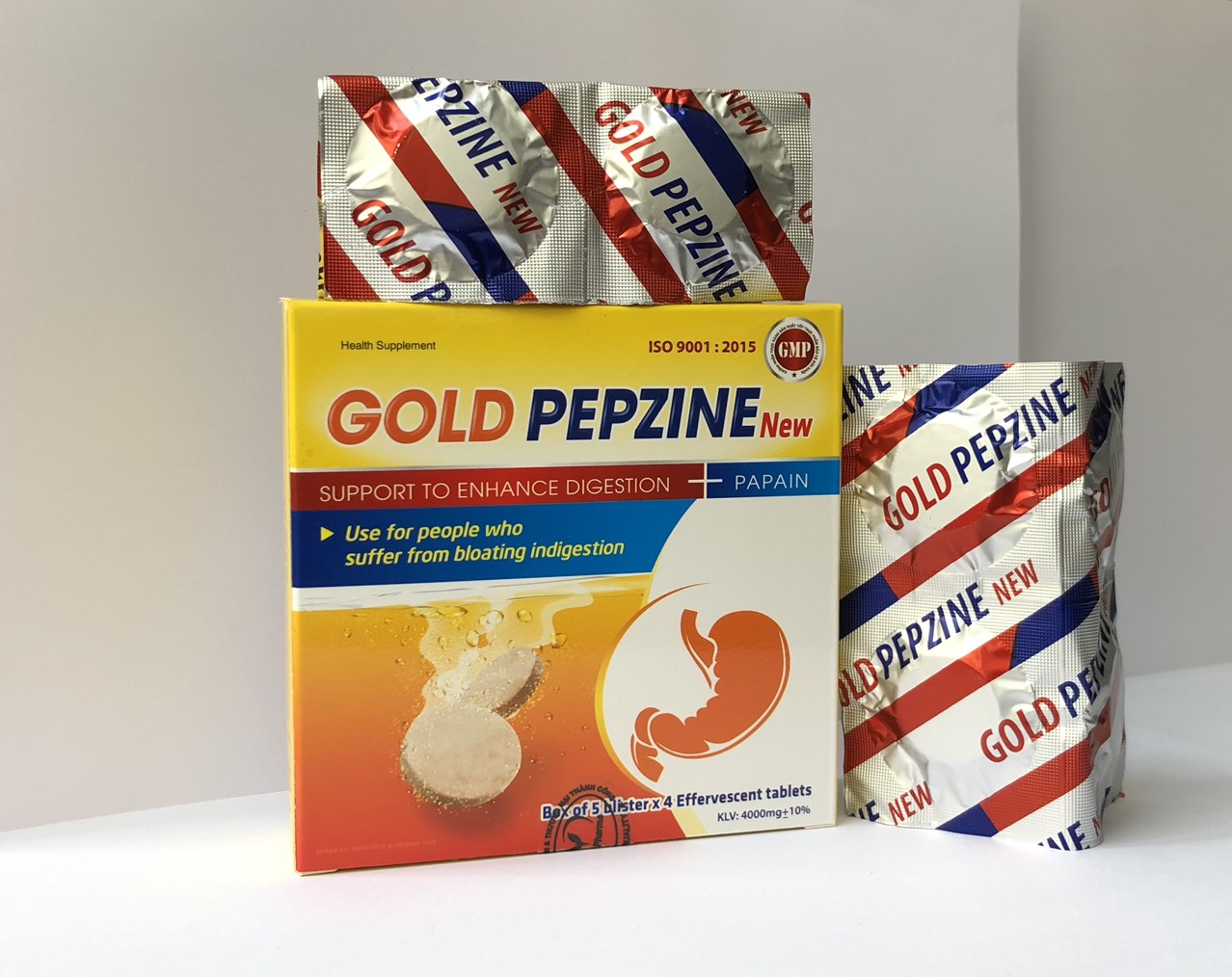 Sủi Tiêu Hóa Gold Pepzine New