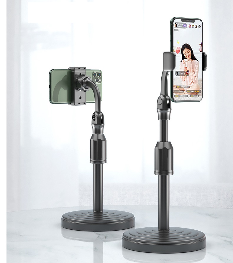 Giá đỡ điện thoại đa năng, kẹp điện thoại có chân đế tiện dụng xoay 270 độ, live stream, giải trí
