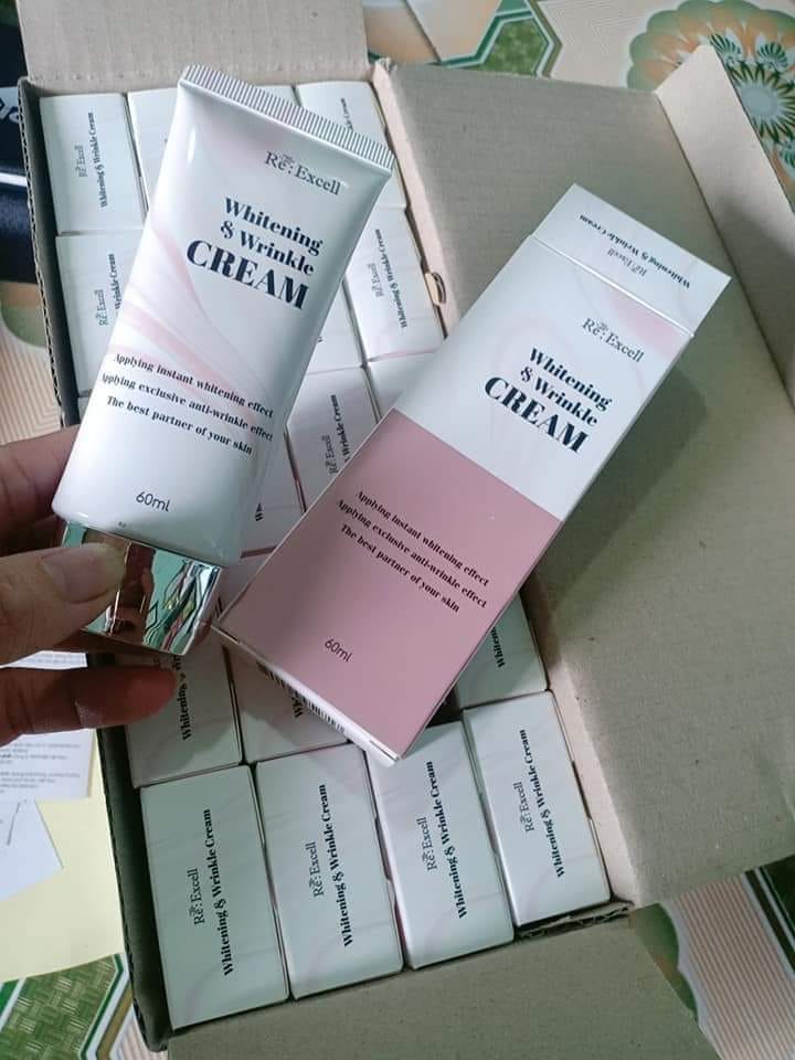 Kem dưỡng trắng chống nhăn Re:Excell Whitening &amp; Wrinkle Cream - Kem dưỡng da ban ngày R&amp;B Việt Nam phân phối độc quyền sản phẩm nhập khẩu chính ngạch Hàn Quốc, 60ml