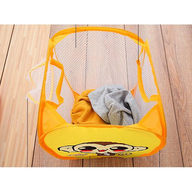Giỏ Lưới Đựng Quần Áo Cho Bé Hình Thú