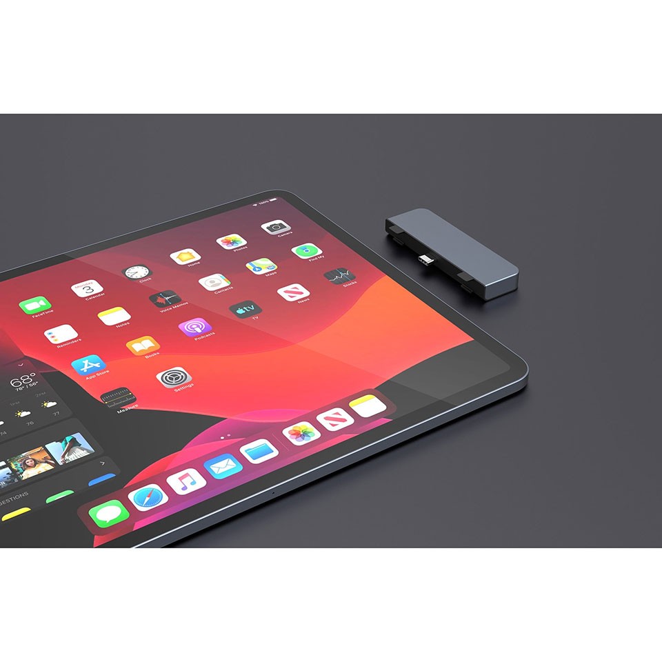 Cổng chuyển chuyên dụng Hyper HyperDrive iPad 4-in-1 USB-C Hub - - Hàng chính hãng