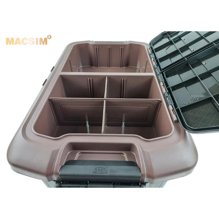 Hộp đựng đồ trên ô tô 60 lít kích thước 59,5cm x 33,5cm x 35cm - hộp đựng đồ trong cốp ô tô nhãn hiệu Macsim