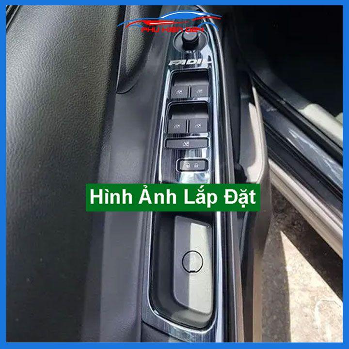 Ốp nội thất Fadil 2019-2020-2021 vân Titan bảo vệ chống trầy xước và làm đẹp xe
