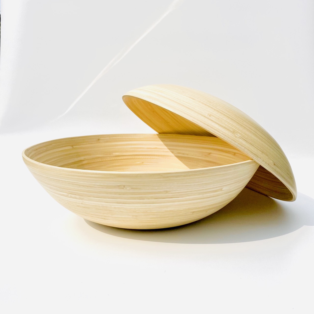Bát Tre đựng Salad/món trộn/hoa quả/đồ khô KÍch thước lớn size 30cm