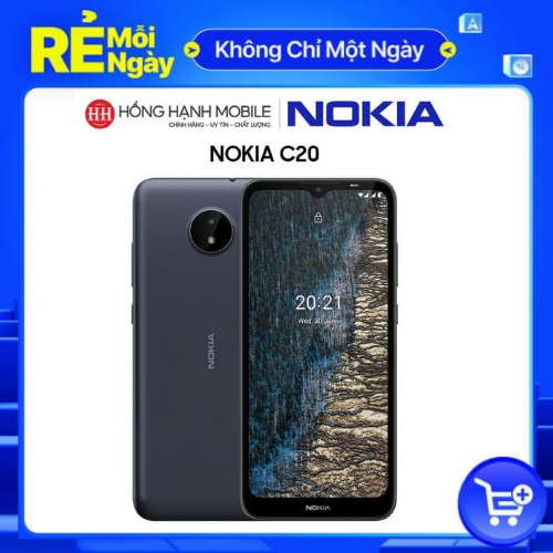 Điện Thoại Nokia C20 2GB/16GB - Hàng Chính Hãng