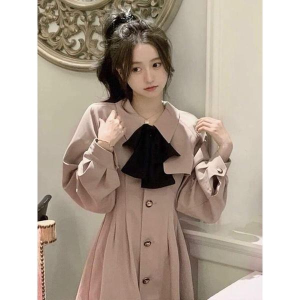 ĐẦM XÒE TAY DÀI PHỐI NƠ XINH XẮN