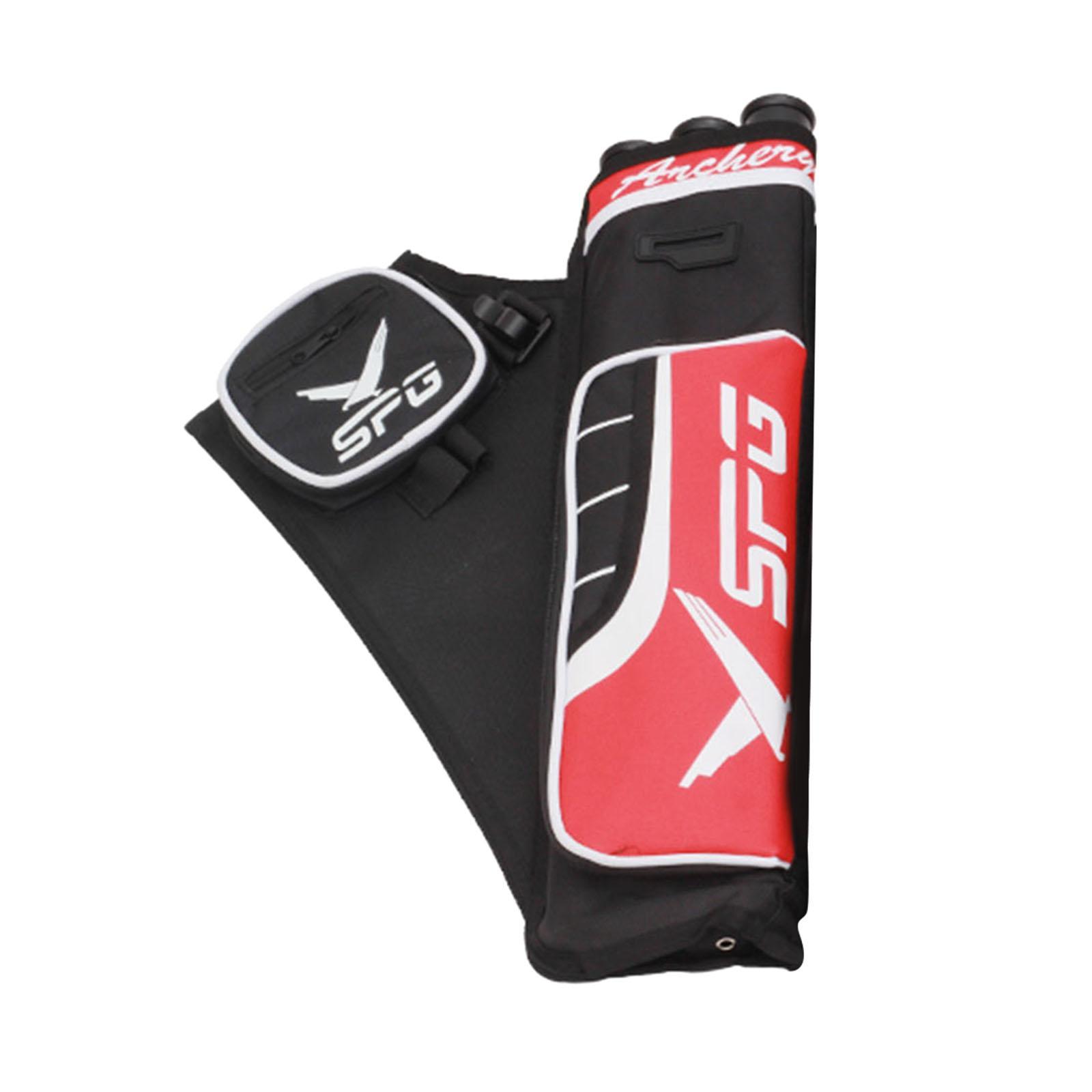 Pocket  Bow Bag Quiver Bag Three Tube Accessories red