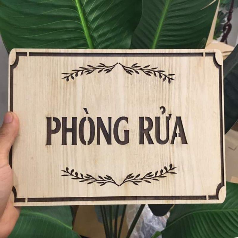 Bảng Gỗ Tên Phòng ( Làm Theo Yêu Cầu)