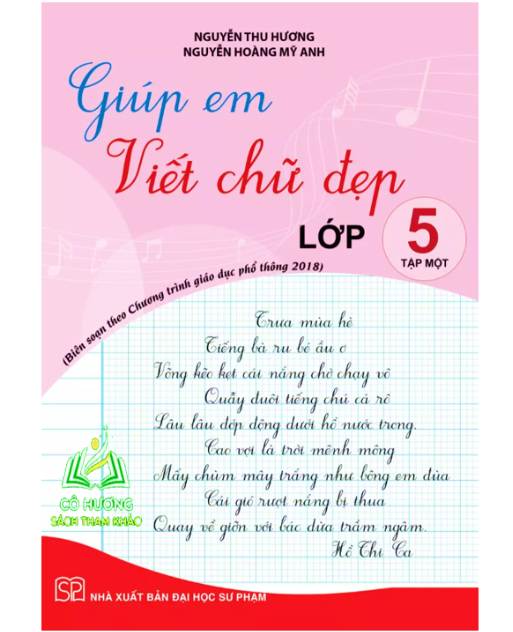 Sách - Giúp em viết chữ đẹp lớp 5 - tập 1 (Theo SGK CD và KNTT) (KP)