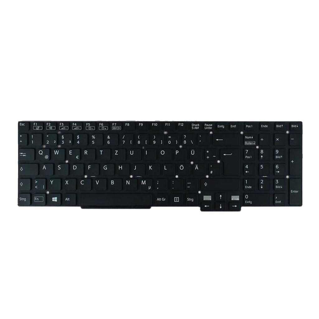 Black German Layout Keyobard w/ Backlit Frameless for Sony Vaio svt15 Laptop