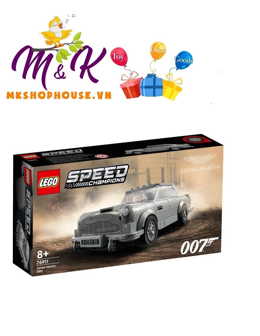 LEGO Speed Champions 76911 Siêu Xe 007 Aston Martin DB5 (298 chi tiết)