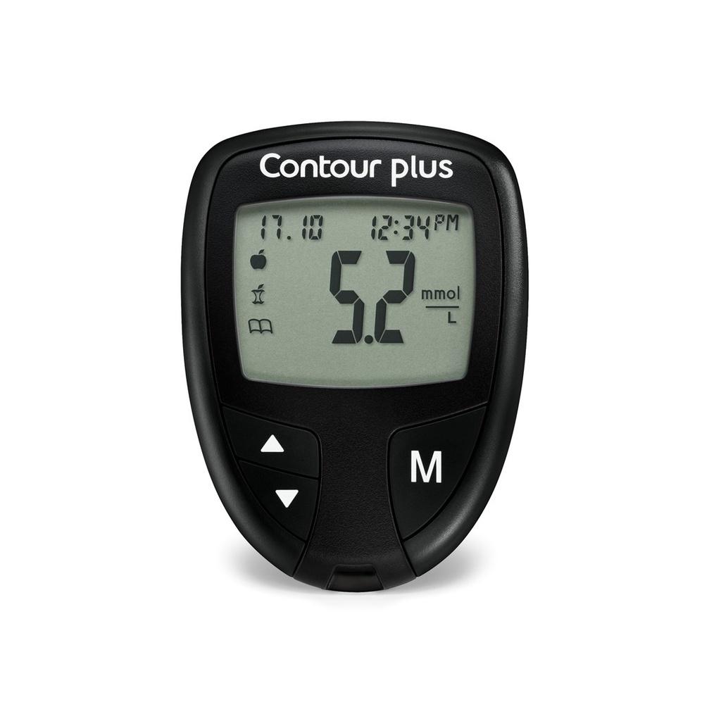 CONTOURPLUS Máy đo đường huyết (mmol/L) + 50 Que Thử đường huyết