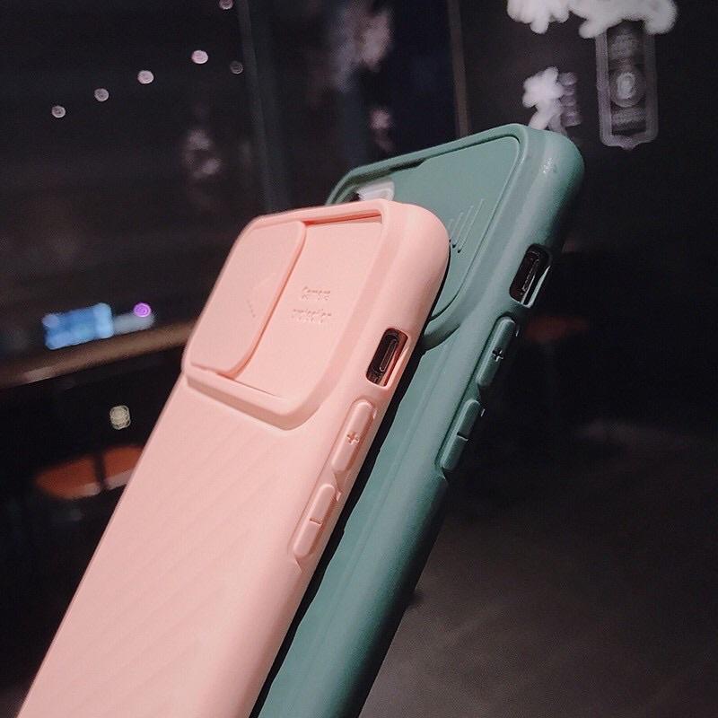 Ốp Lưng dành cho iPhone 13 Pro Max, 13 Pro, 13 có nắp bảo vệ camera, mặt lưng có vân chống trơn