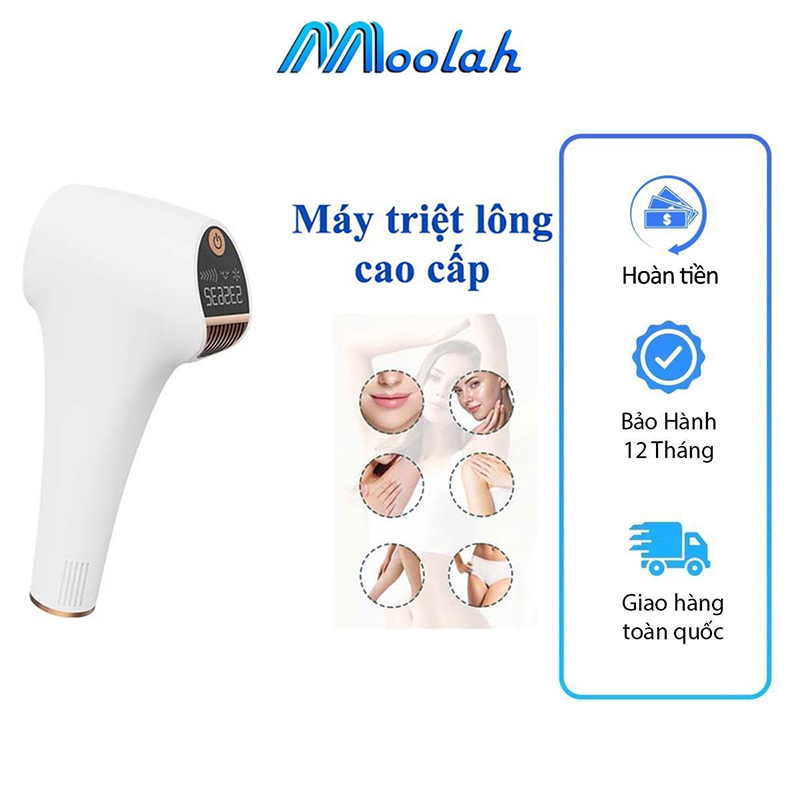 Máy Triệt Lông Mini Tẩy Lông Vĩnh Viễn Đa Năng 5 Cấp Độ Trẻ Hóa Da Dùng Được Toàn Thân Máy Wax Lông Cao Cấp Vô Hạn Xung Giúp Thu Nhỏ Lỗ Chân Lông Không Kích Ứng Cảm Biến Ánh Sáng Tự Động Hiệu Quả Sau 8 Tuần Sử Dụng