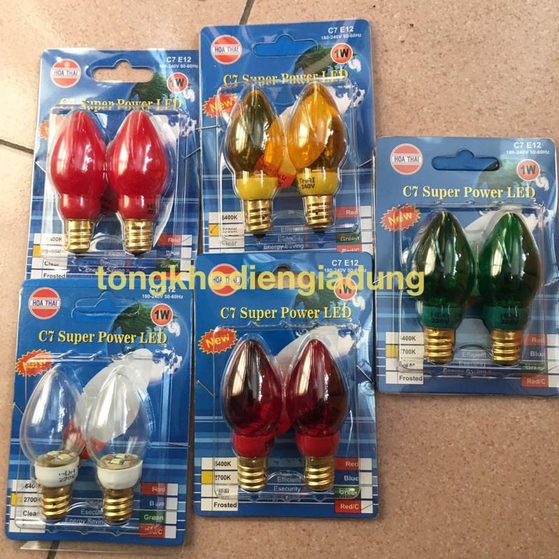 Bóng LED trái ớt nhỏ - cà na bàn thờ ông địa – Hoà Thái