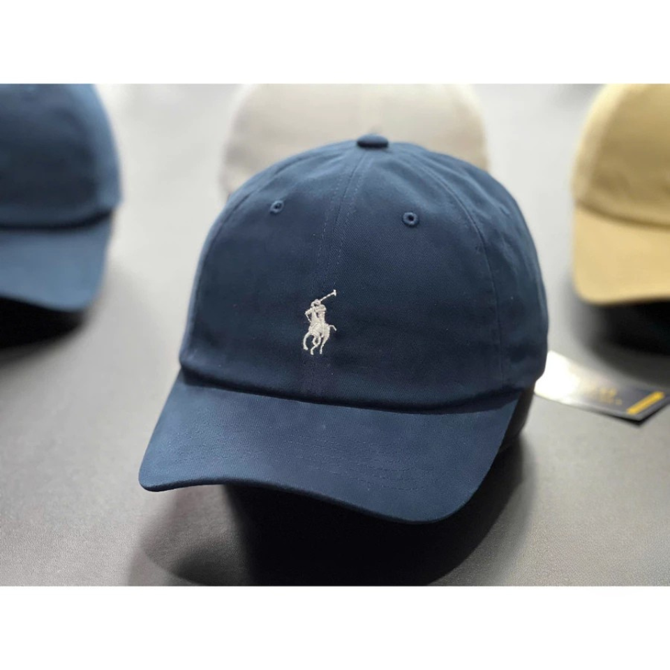 (Hàng VNXK) Nón kết, mũ lưỡi trai Po.lo phối vải nhung thêu nổi thời trang cao cấp (Ảnh thật)