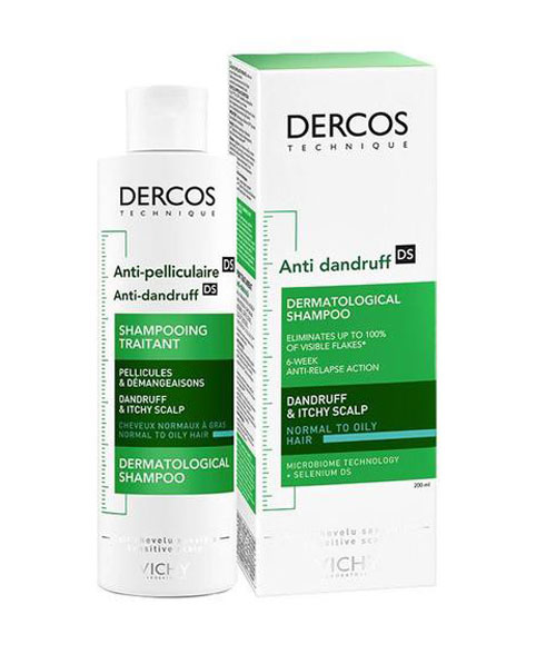 Vichy Dầu Gội Giảm Gàu Cho Da Đầu Dầu Dercos Anti Dandruff Advanced Action Shampoo 200ml