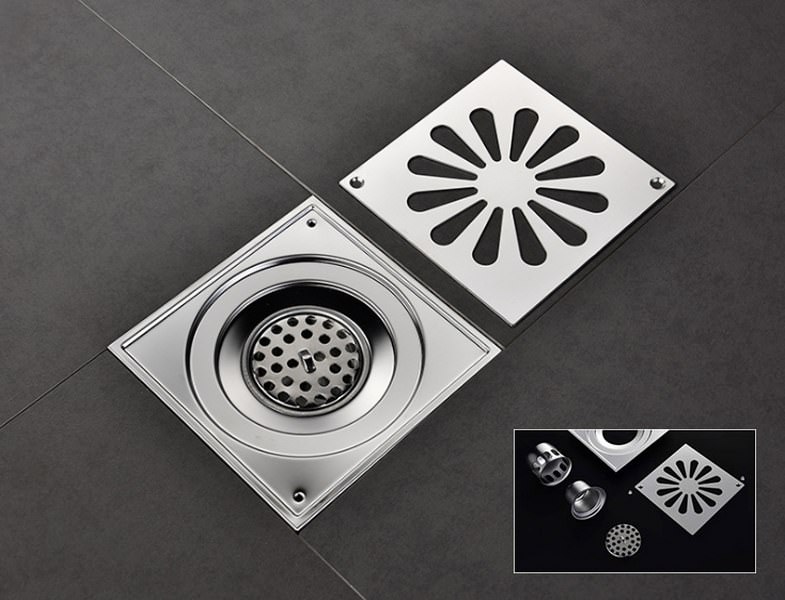 Thoát sàn ngăn mùi dạng phễu nước SUS304