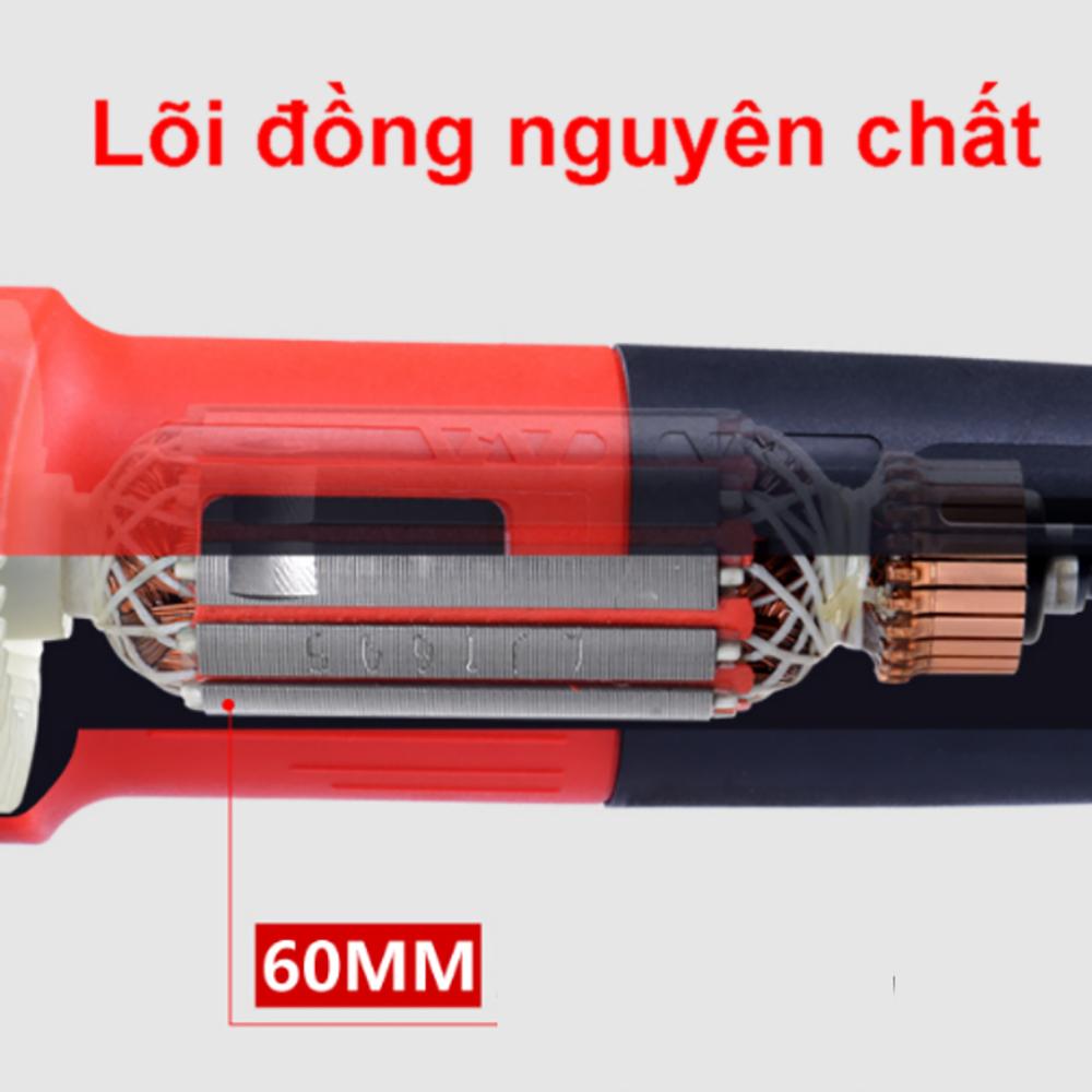 Máy Mài Cắt Góc Cầm Tay Hikari Master K100K Công Suất 1080W, Đường Kính Đĩa 100mm, Mài Kim Loại, Gỗ, Đá, Cắt Bàn, Công Tắc Thân  – Hàng Chính Hãng