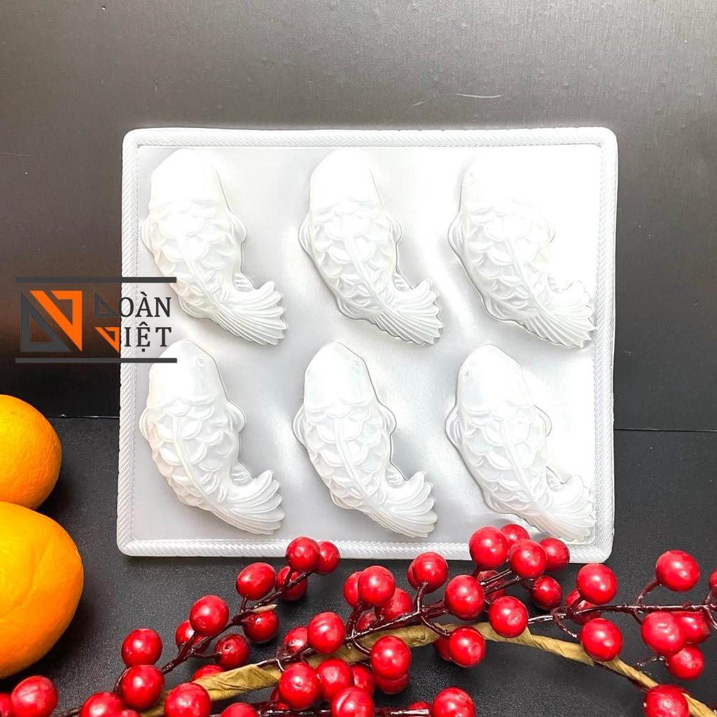 Khuôn RAU CÂU, NHẤN XÔI, BÁNH TỔ 6 cá….. Hình cá chép siêu sắc nét - Trang trí MÂM CÚNG ÔNG TÁO, NGÀY TẾT