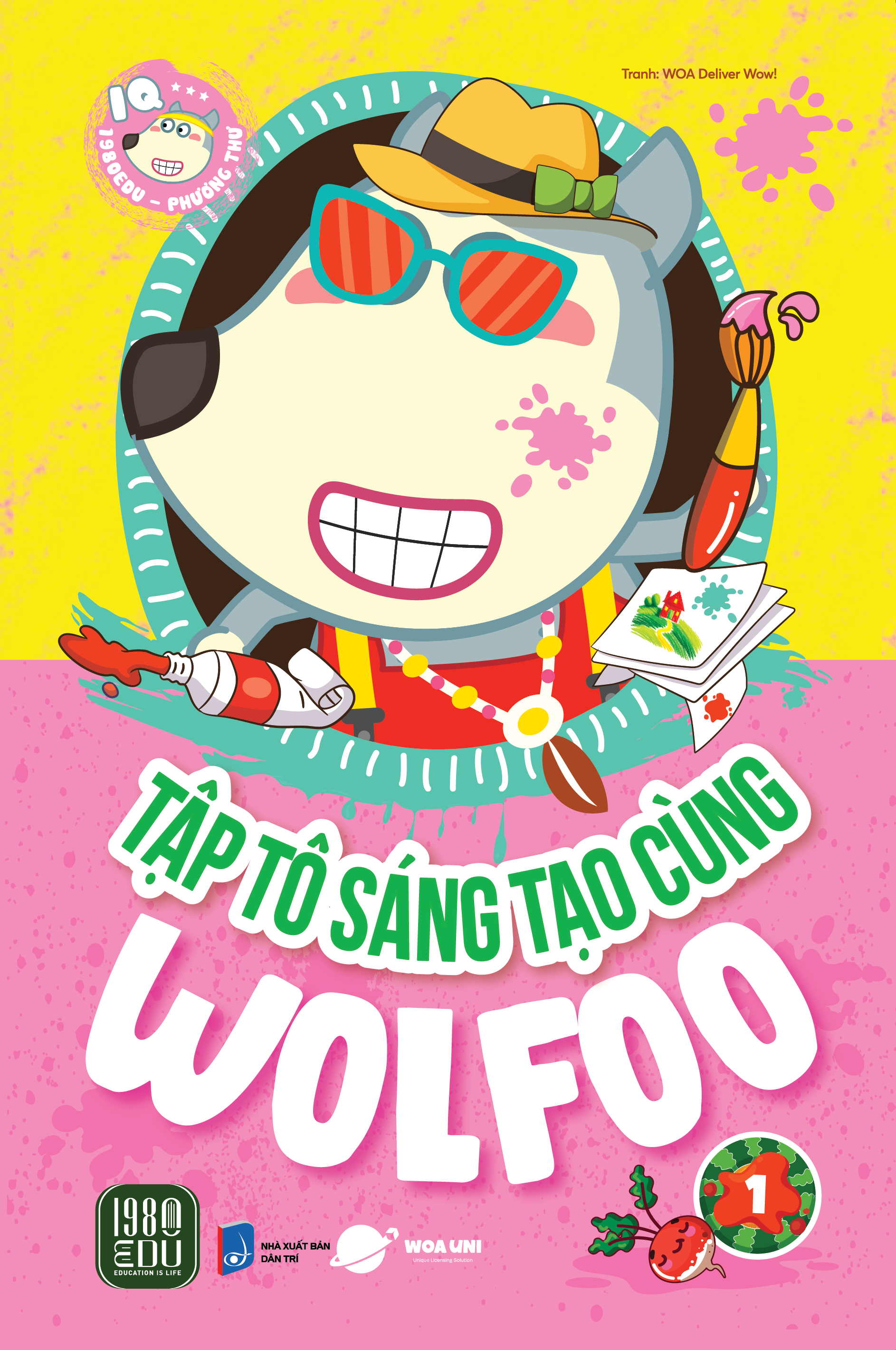 Combo Tập Tô Sáng Tạo Cùng Wolfoo