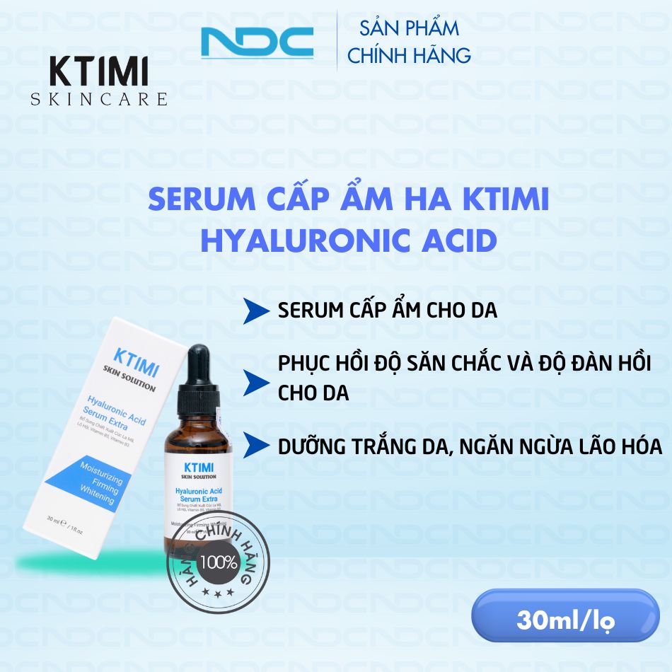 KTIMI HYALURONIC ACID SERUM EXTRA - Serum Cấp Ẩm Ktimi cho da căng mịn