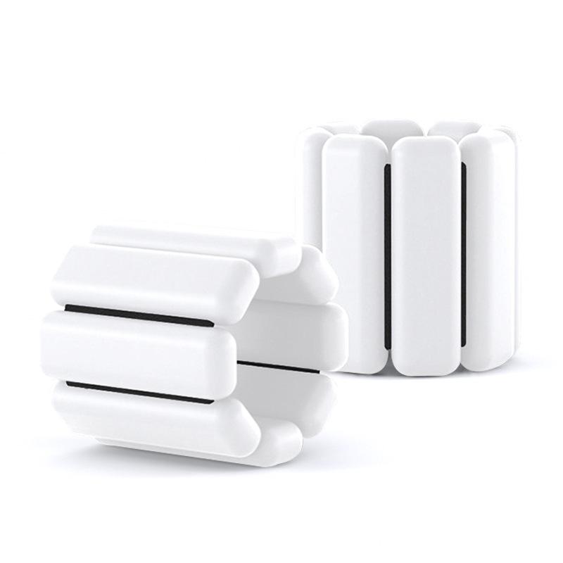 2pcs 450g Vòng đeo tay cổ tay có thể điều chỉnh silicon cổ tay dây đeo mắt cá chân Yoga Pilates Huấn luyện Chân tay Thiết bị vòng đeo tay Color: Pink